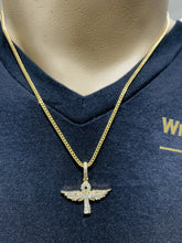 1.00 CT. Diamond Ankh Pendant in 10KT Gold - White Carat Diamonds